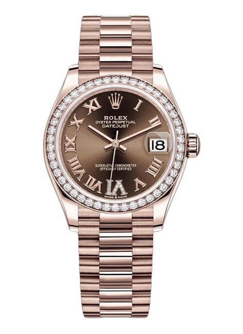 rolex datejust 31mm rose gold price